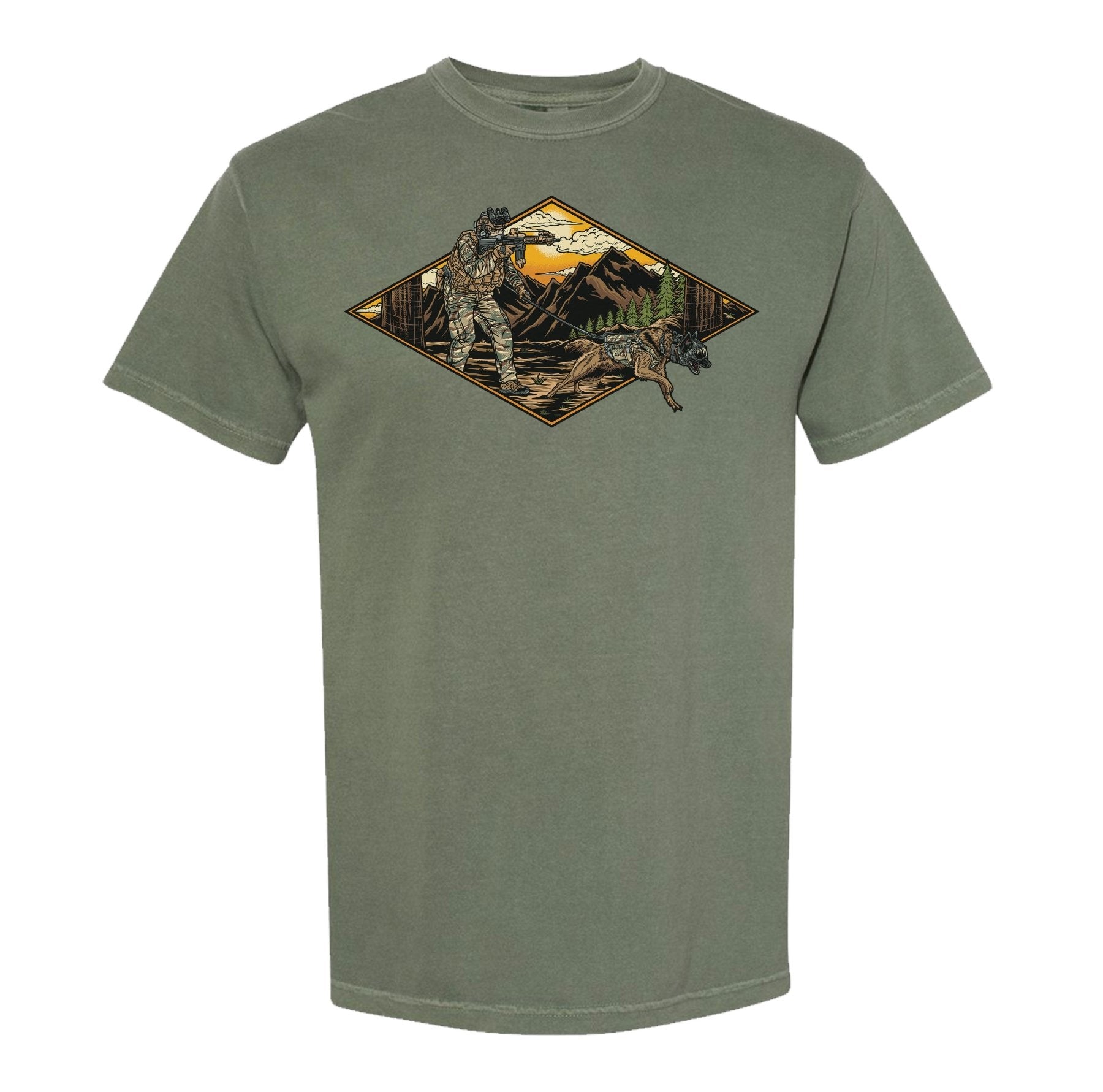 K9 Assault Single Sided Heavyweight Tee - Small - Shirt