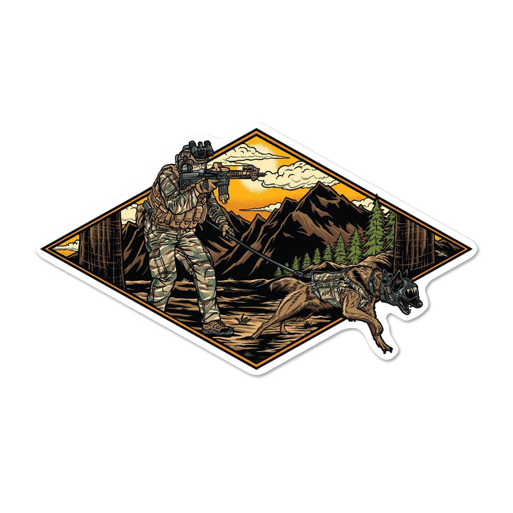 K9 Assault Sticker – American Trigger Pullers