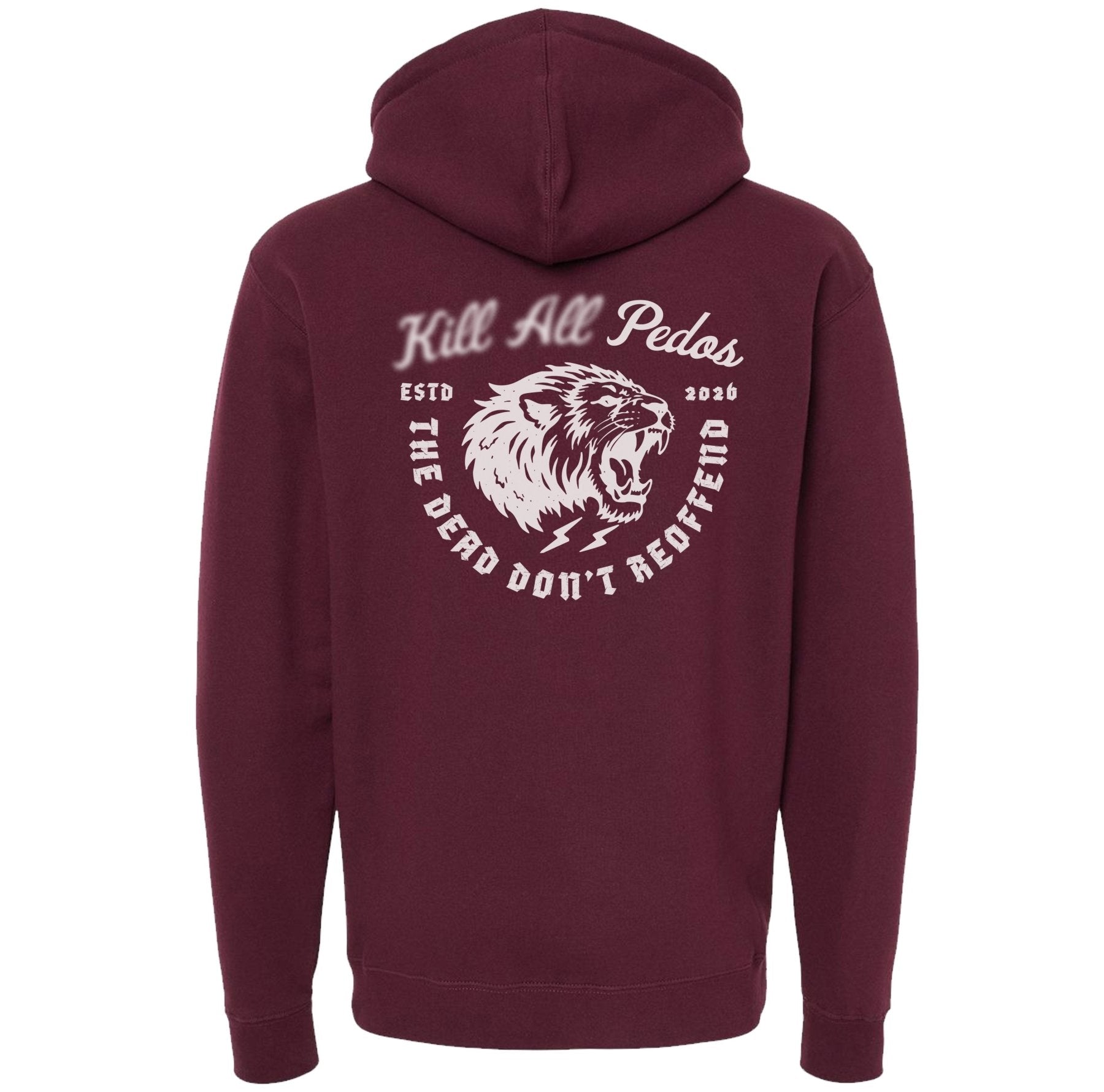 KAP Lion Dead Don't Re - Offend Hoodie - Small - Hoodie
