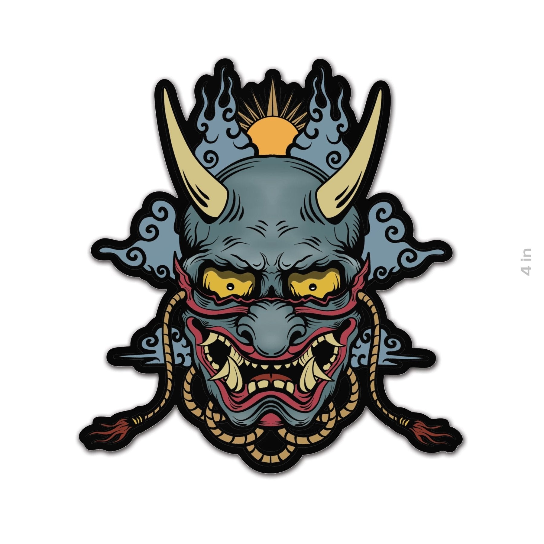 Kaze No Noroi Sticker - 4" - Sticker