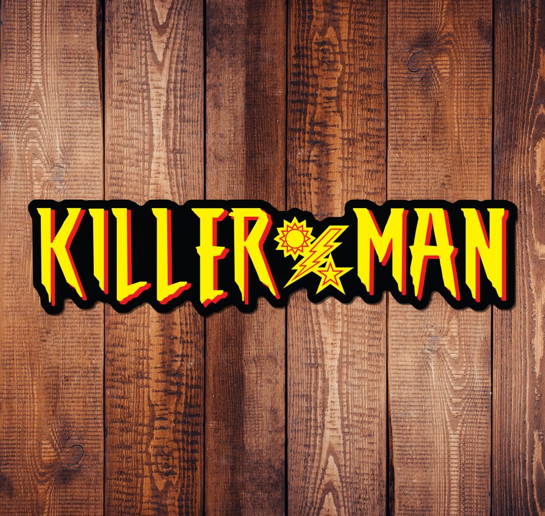 Killer Man Classic DUI Sticker - 5" x 1.2" - Sticker