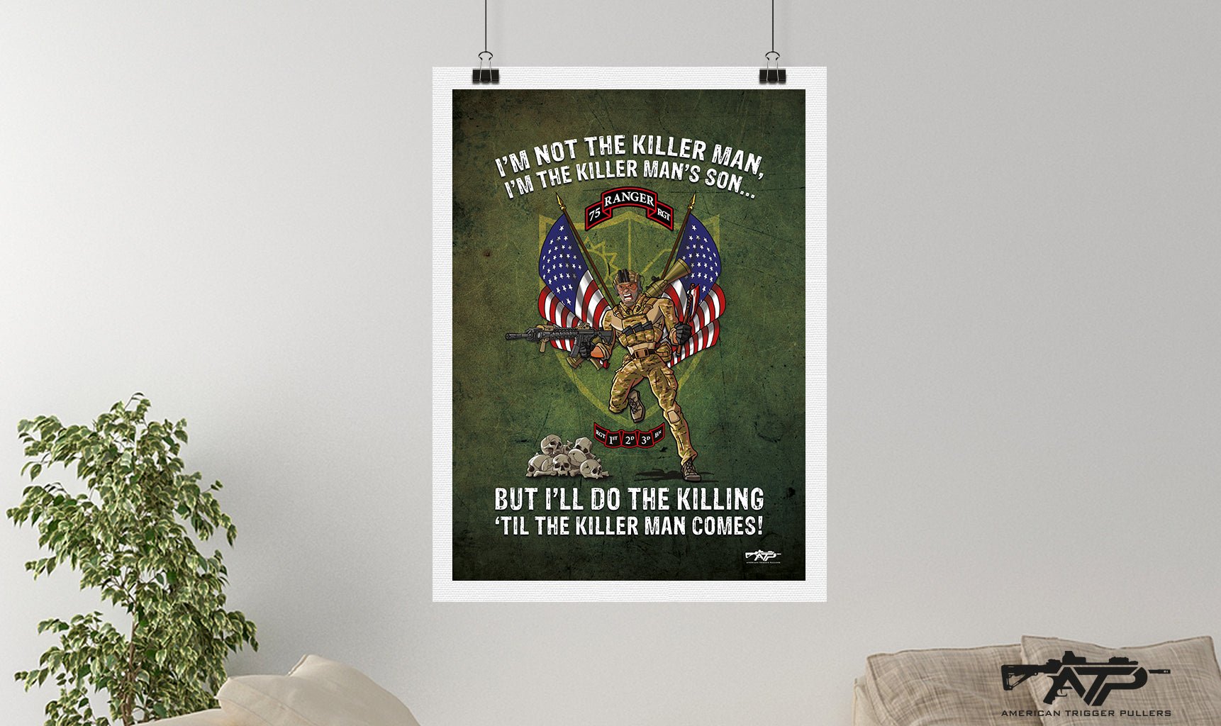 Killer Mans Son Canvas - Loose Canvas - Canvas