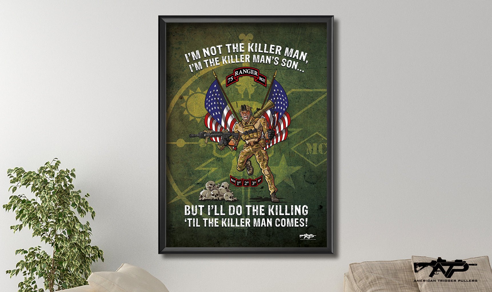 Killer Mans's Son MC Canvas - Print