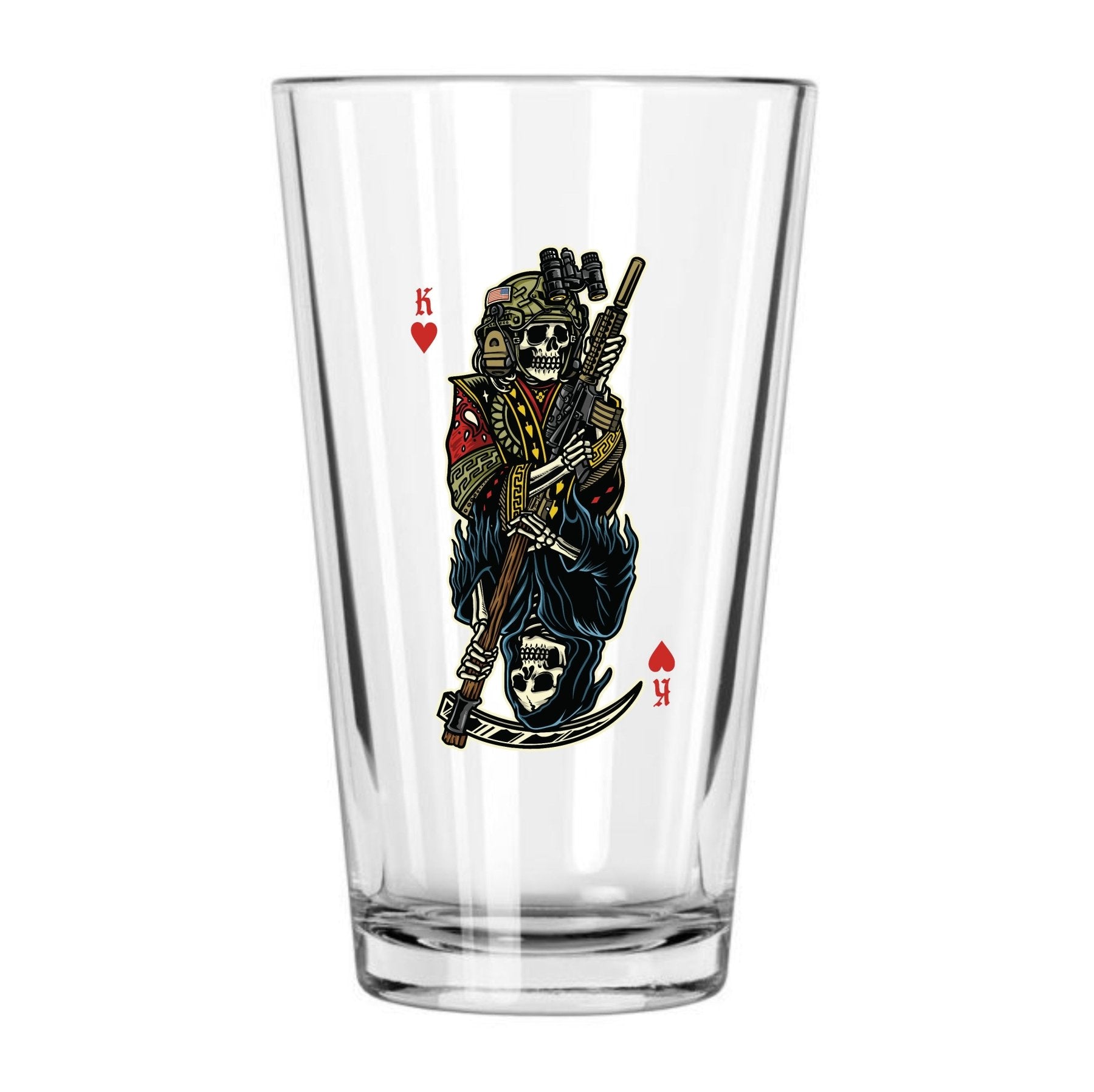 Kings & Reapers Pint Glass Set - 16oz - Glassware