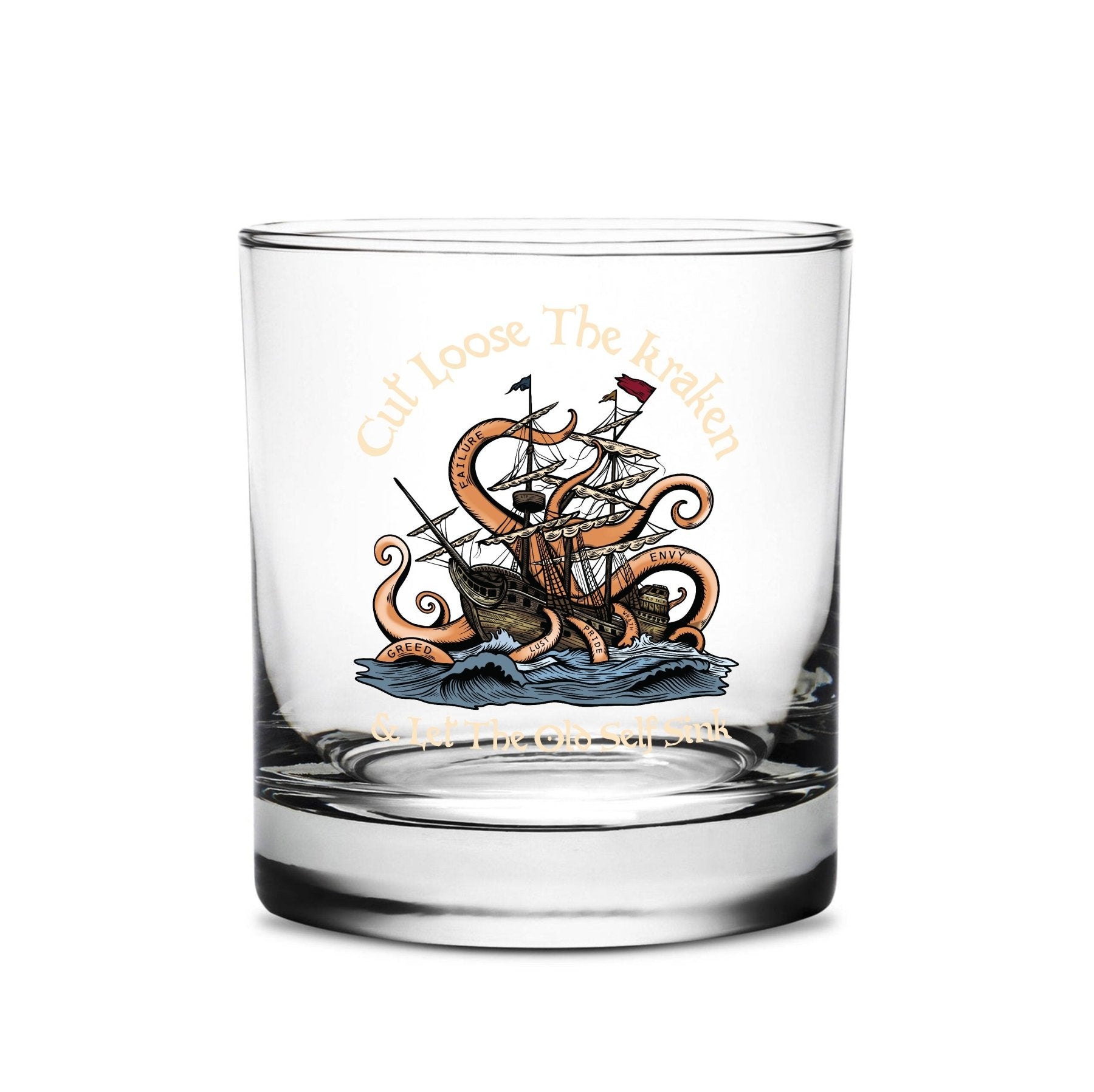Kraken Whiskey Glass Set - 16oz - Glassware