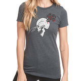 Ladies Beautiful Mist Sniper Skull - Small - Shirt