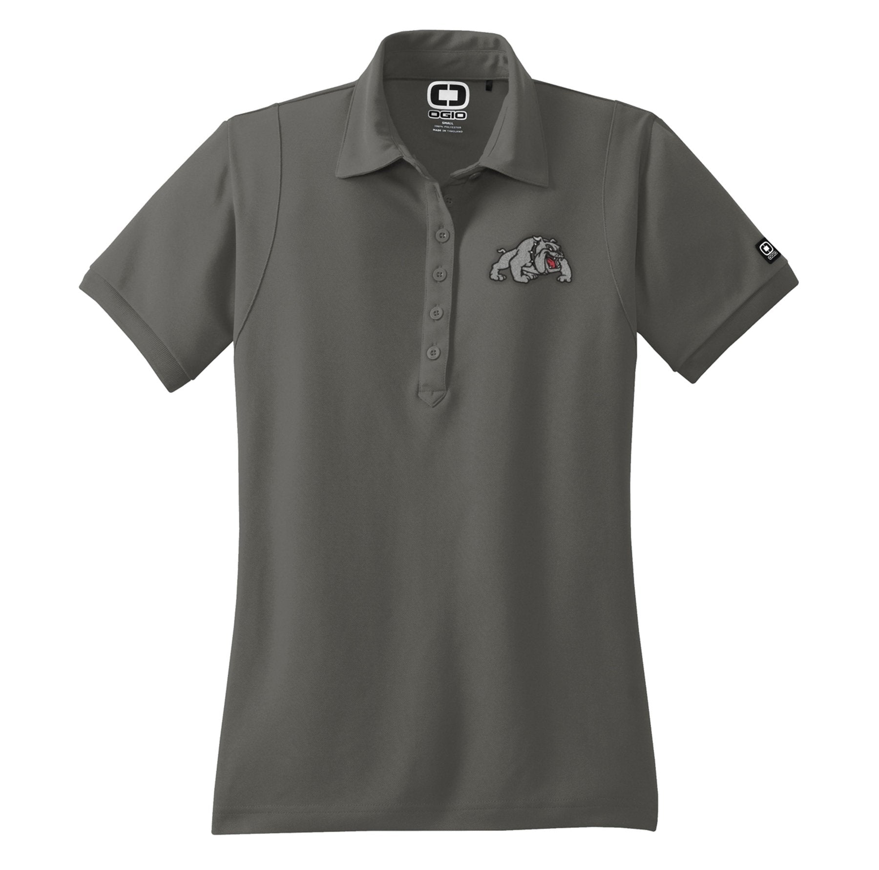 Ladies Bulldogs 3ABCT Embroidered Polo - Small - Private Polo