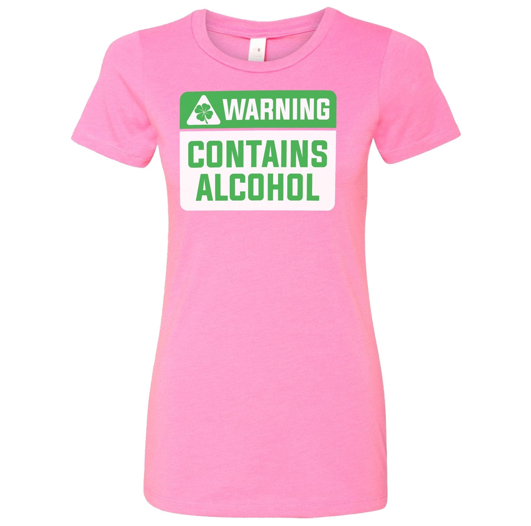 Ladies Contains Alcohol - Small - Shirt