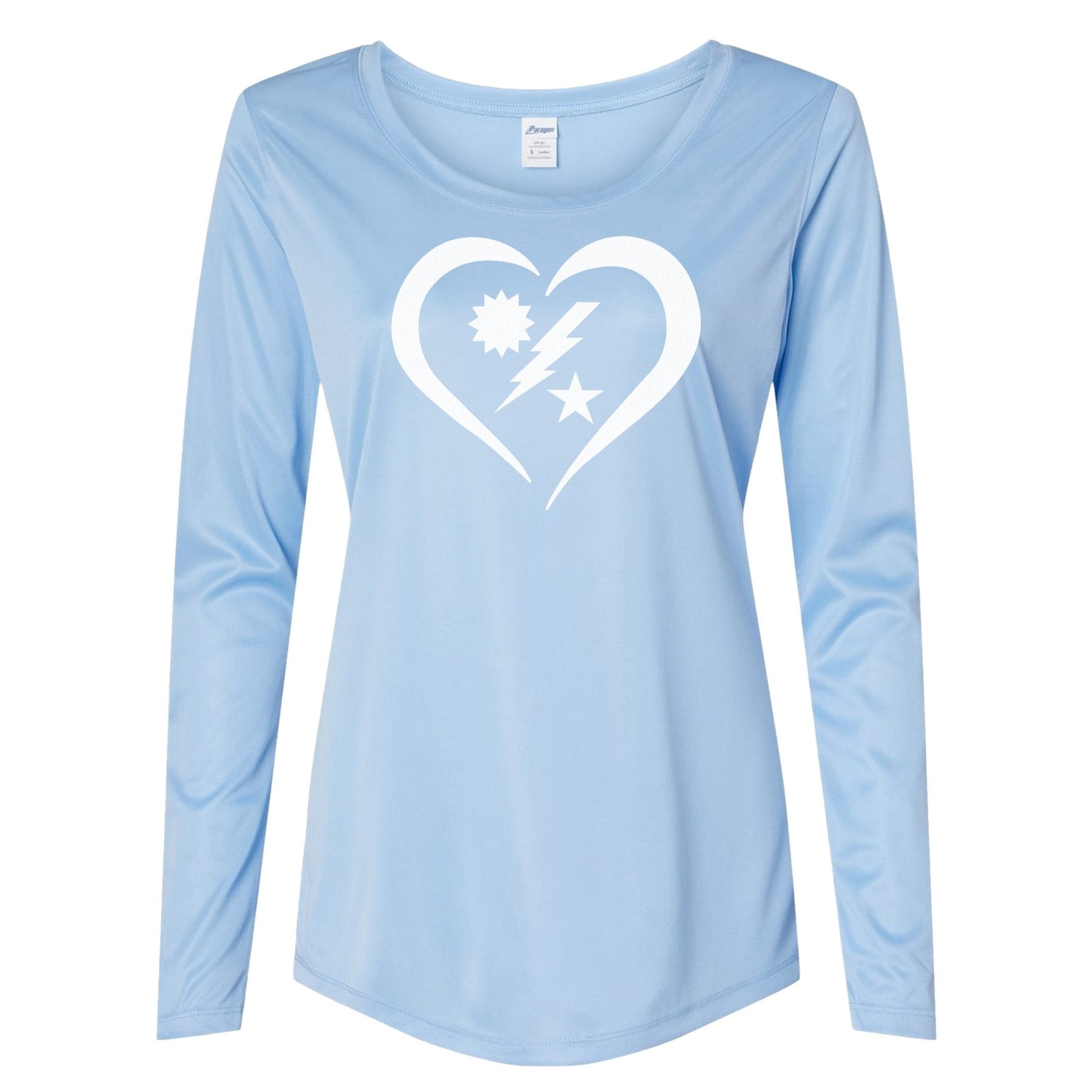 Ladies DUI Heart PERFORMANCE LS - Small - Performance Wear