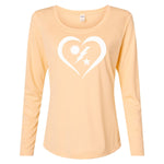 Ladies DUI Heart PERFORMANCE LS - Small - Performance Wear