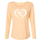 Ladies DUI Heart PERFORMANCE LS - Small - Performance Wear