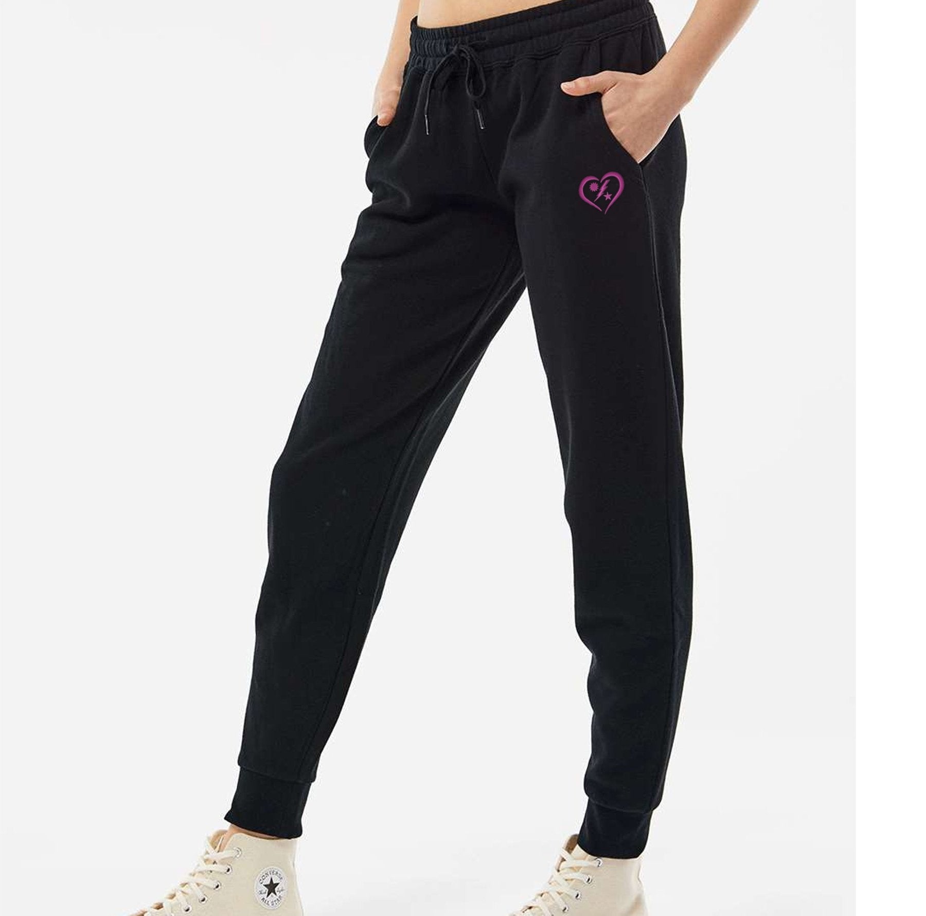 Ladies DUI Heart Sweat Pants - Small - Sweatpants