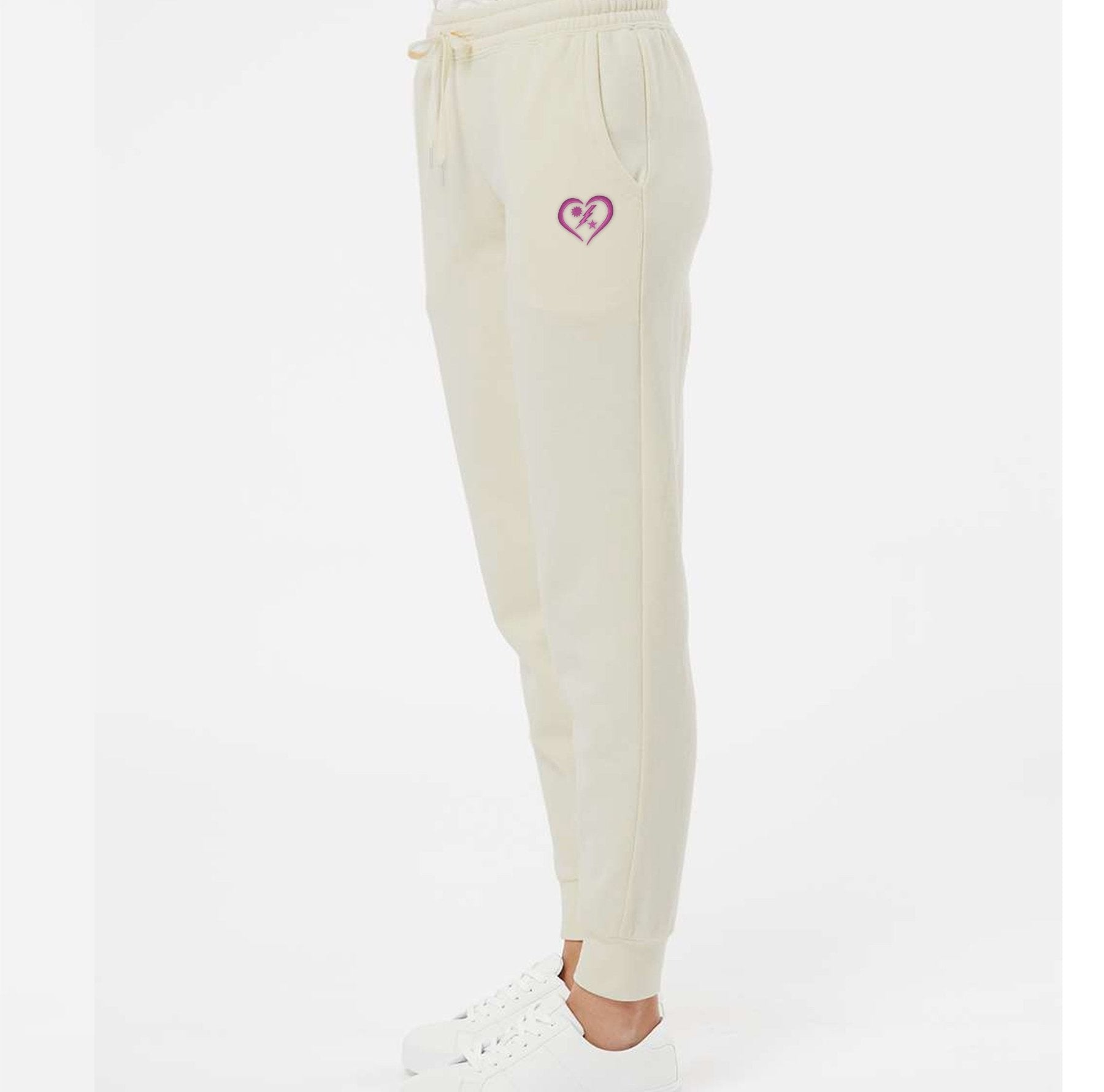 Ladies DUI Heart Sweat Pants - Small - Sweatpants