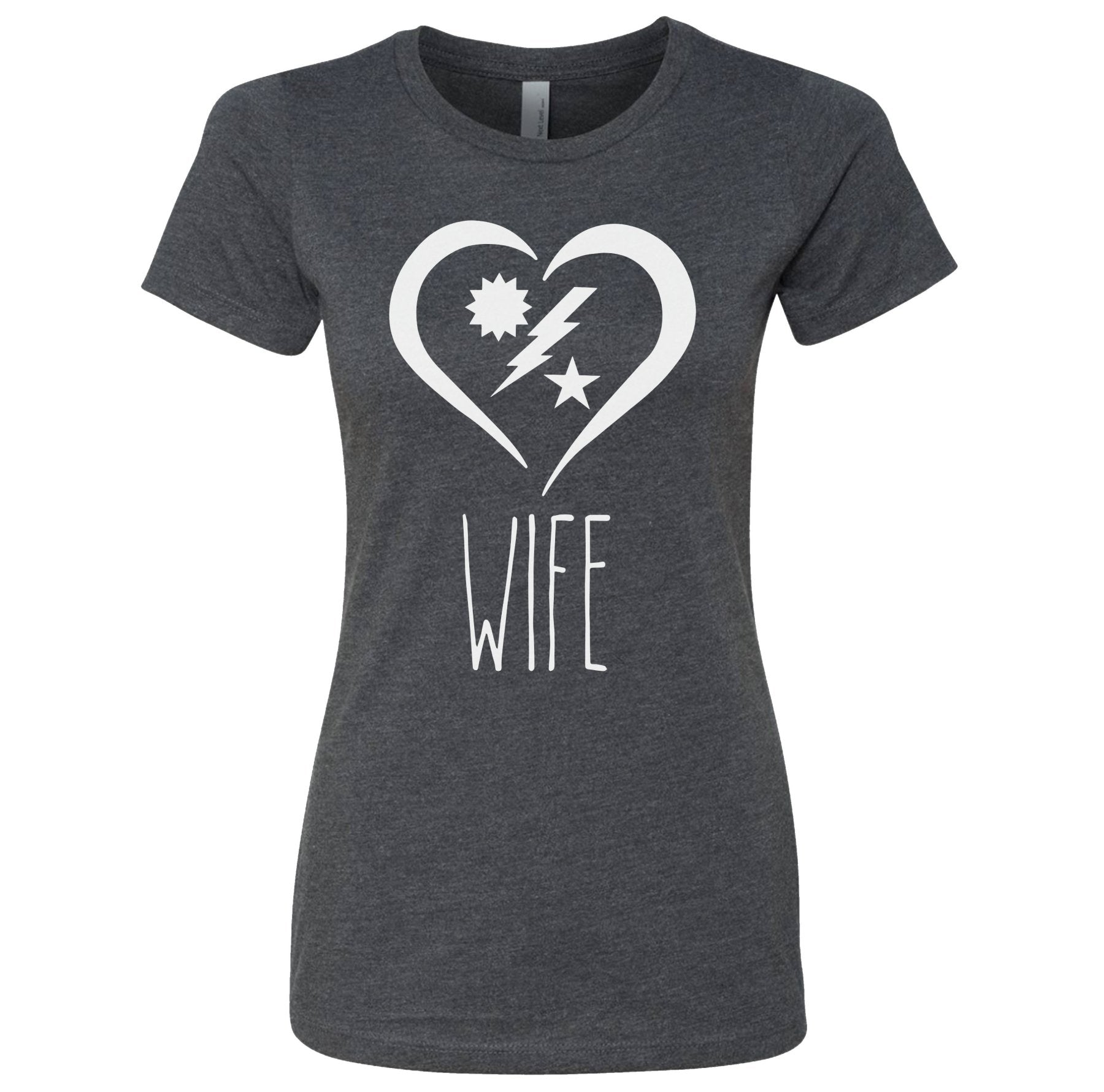 Ladies Dunn Wife Heart DUI - Small - Shirt