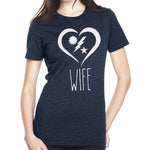 Ladies Dunn Wife Heart DUI - Small - Shirt