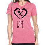 Ladies Dunn Wife Heart DUI - Small - Shirt