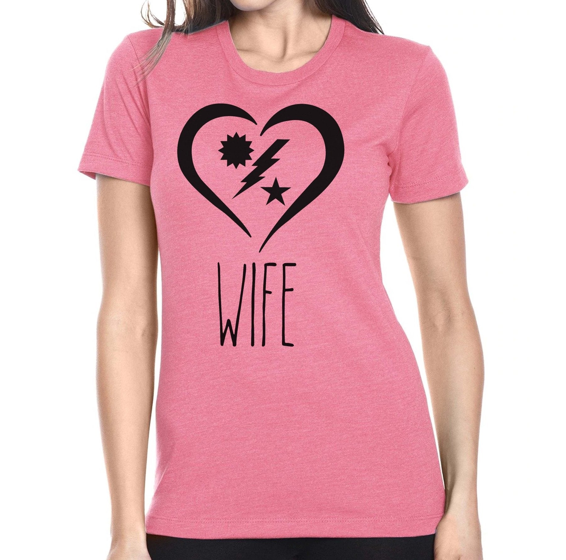 Ladies Dunn Wife Heart DUI - Small - Shirt