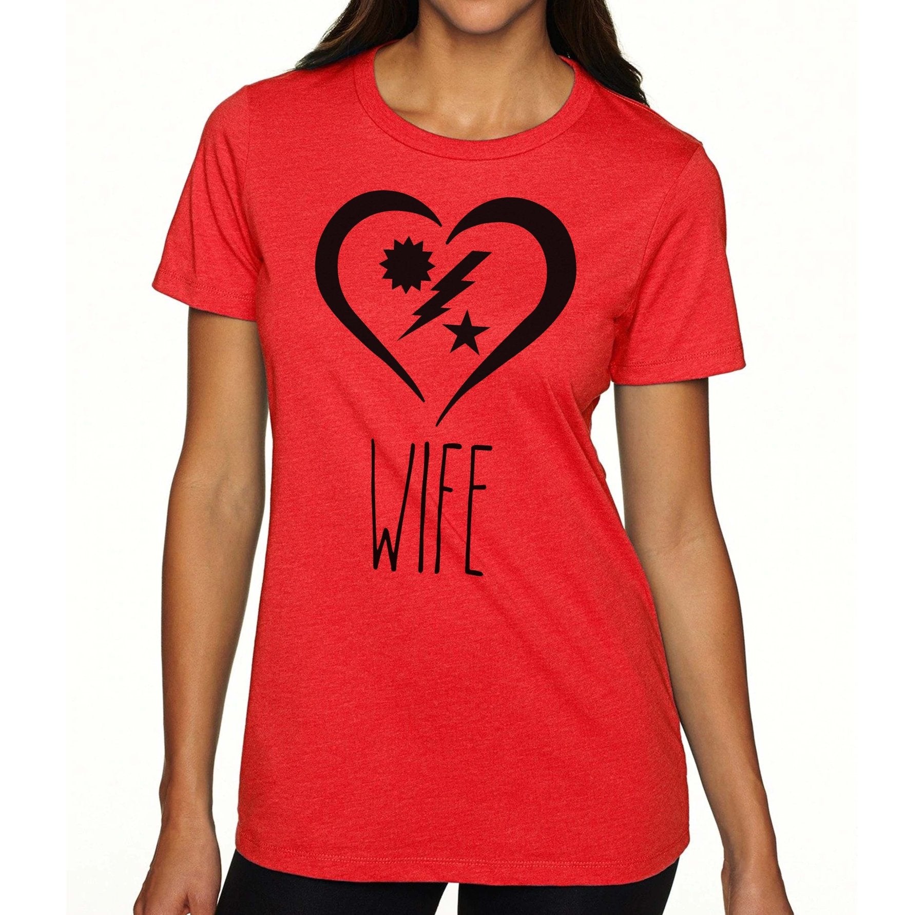 Ladies Dunn Wife Heart DUI - Small - Shirt