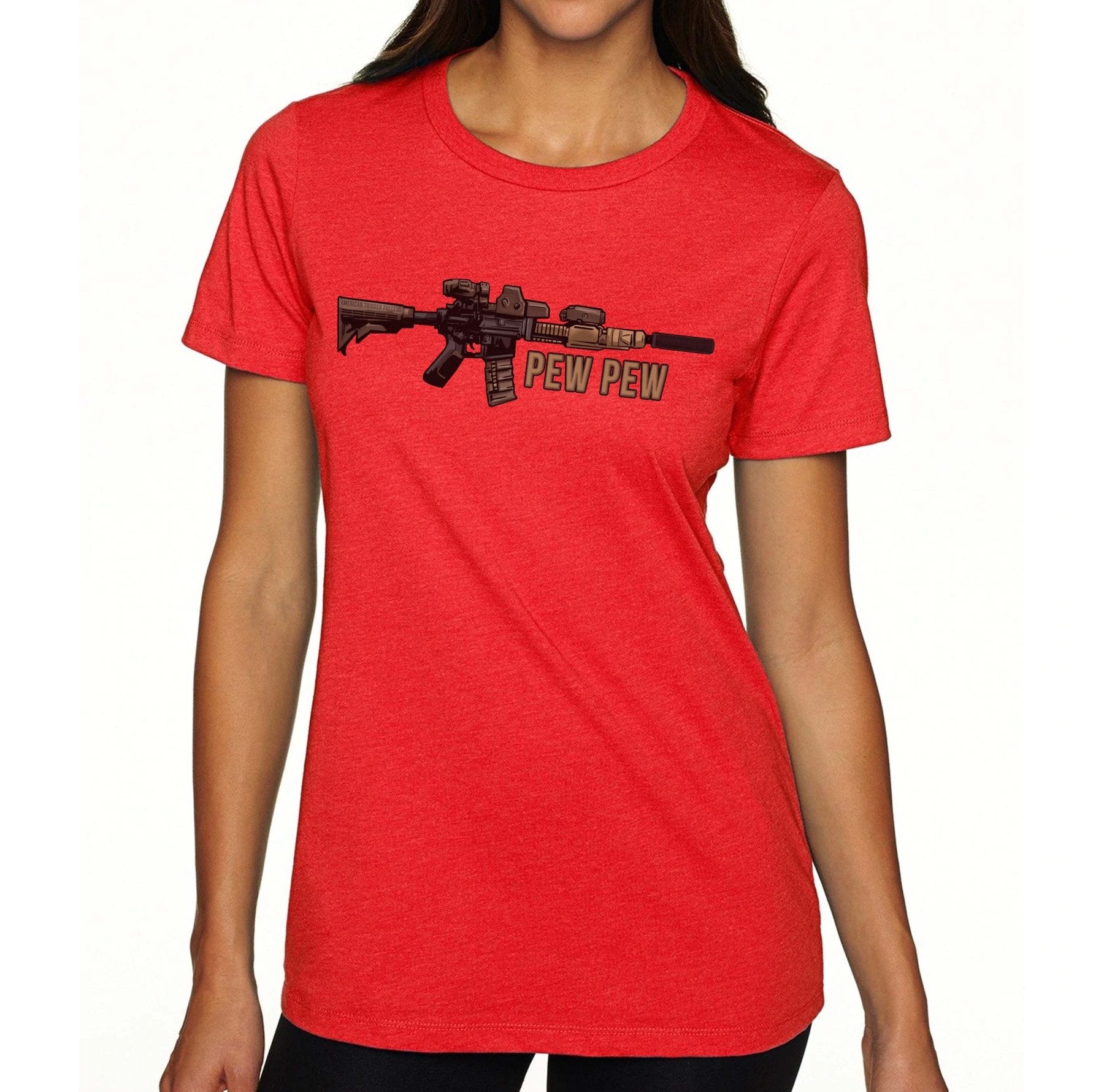 Ladies Pew Pew - Small - Shirt