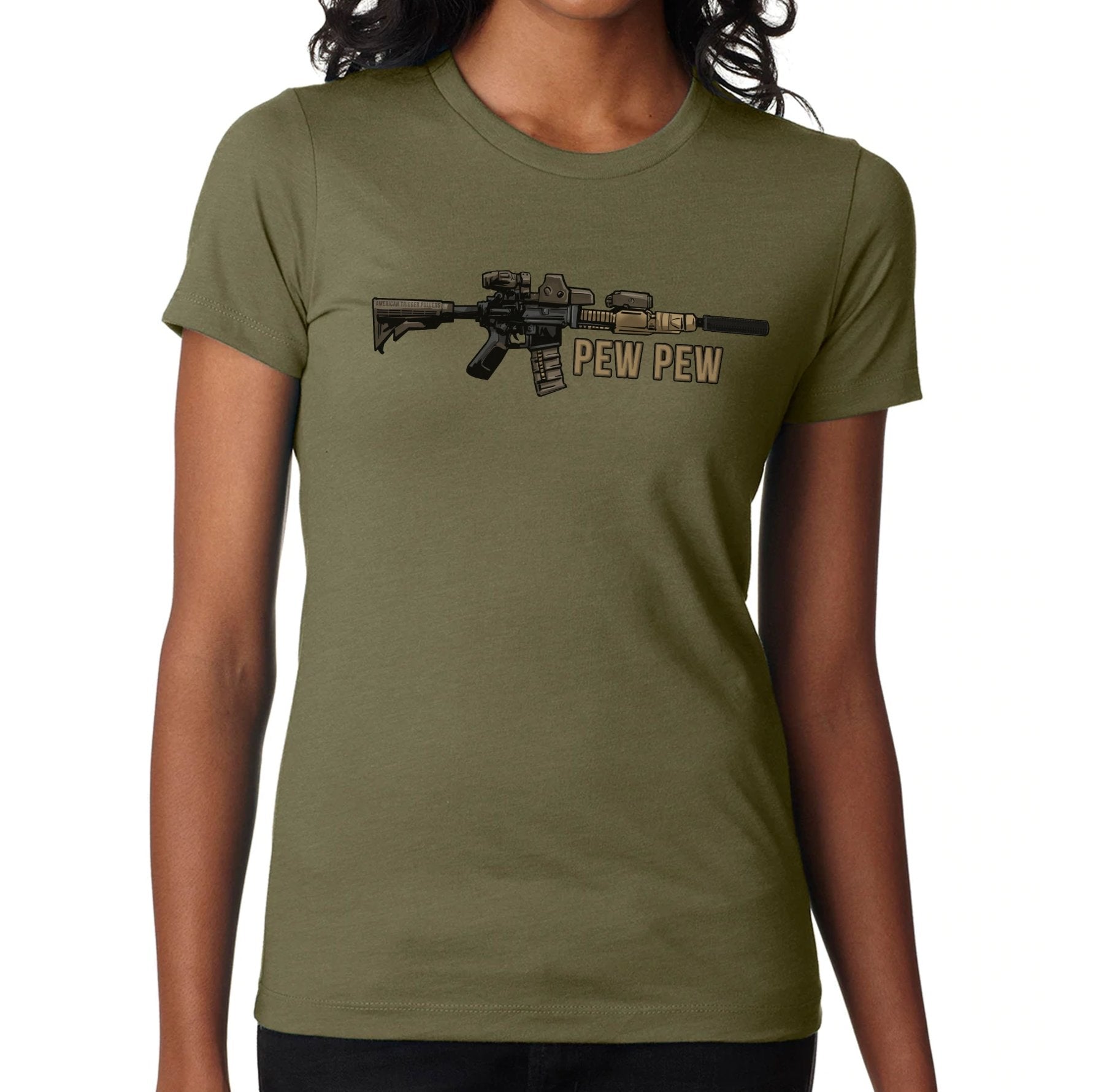 Ladies Pew Pew - Small - Shirt