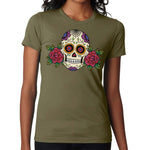 Ladies Sugar Skull - Small - Shirt