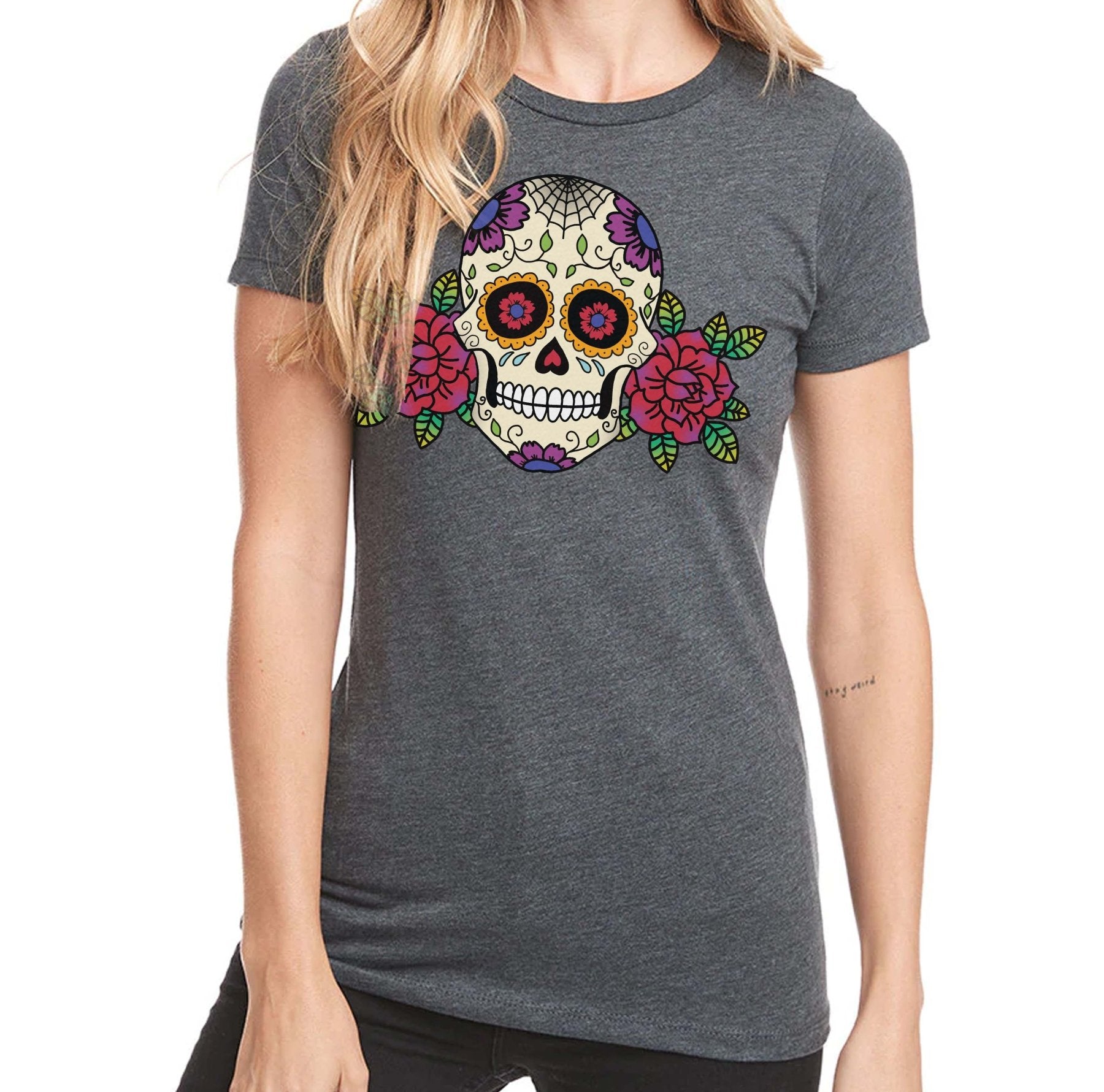 Ladies Sugar Skull - Small - Shirt