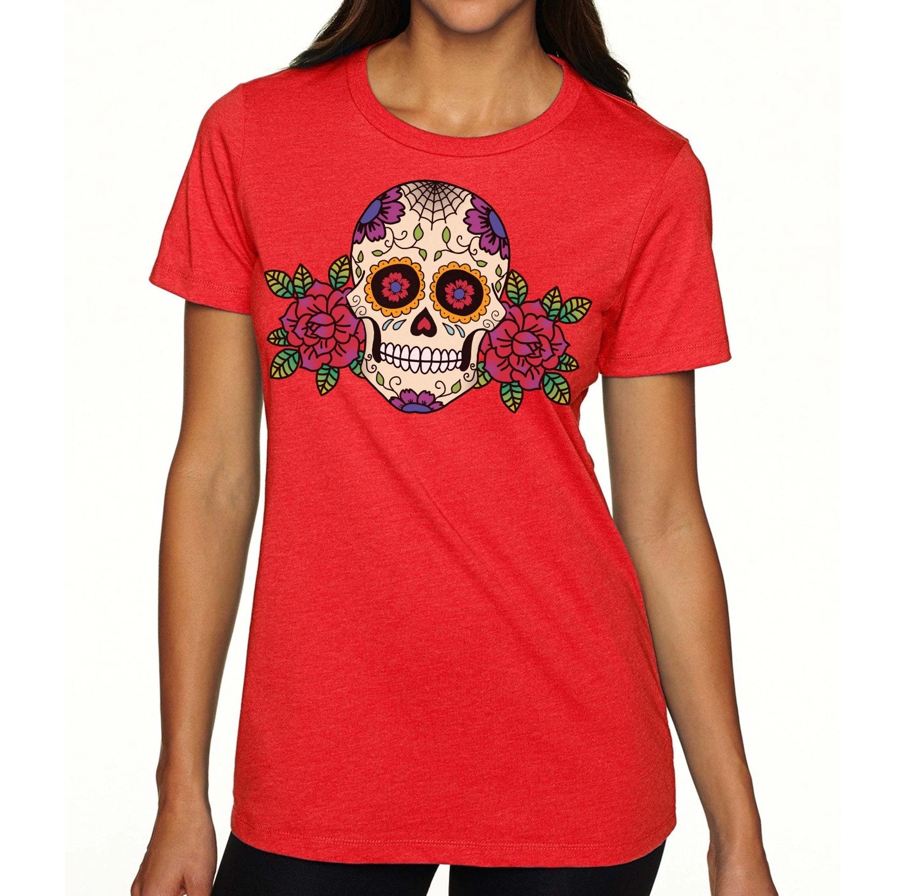 Ladies Sugar Skull - Small - Shirt