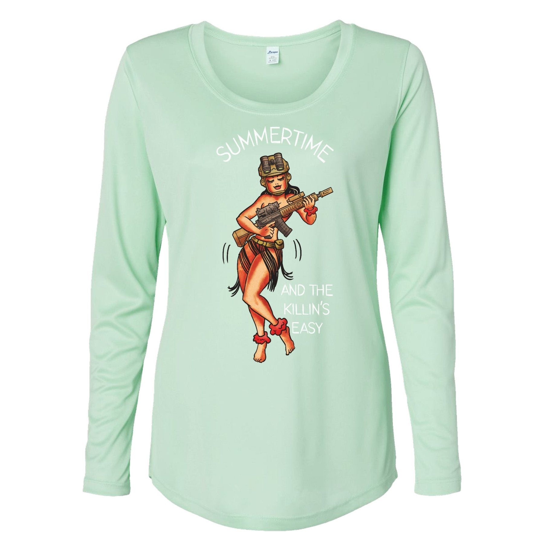 Ladies Summertime Hula PERFORMANCE LS - Small - Performance Wear