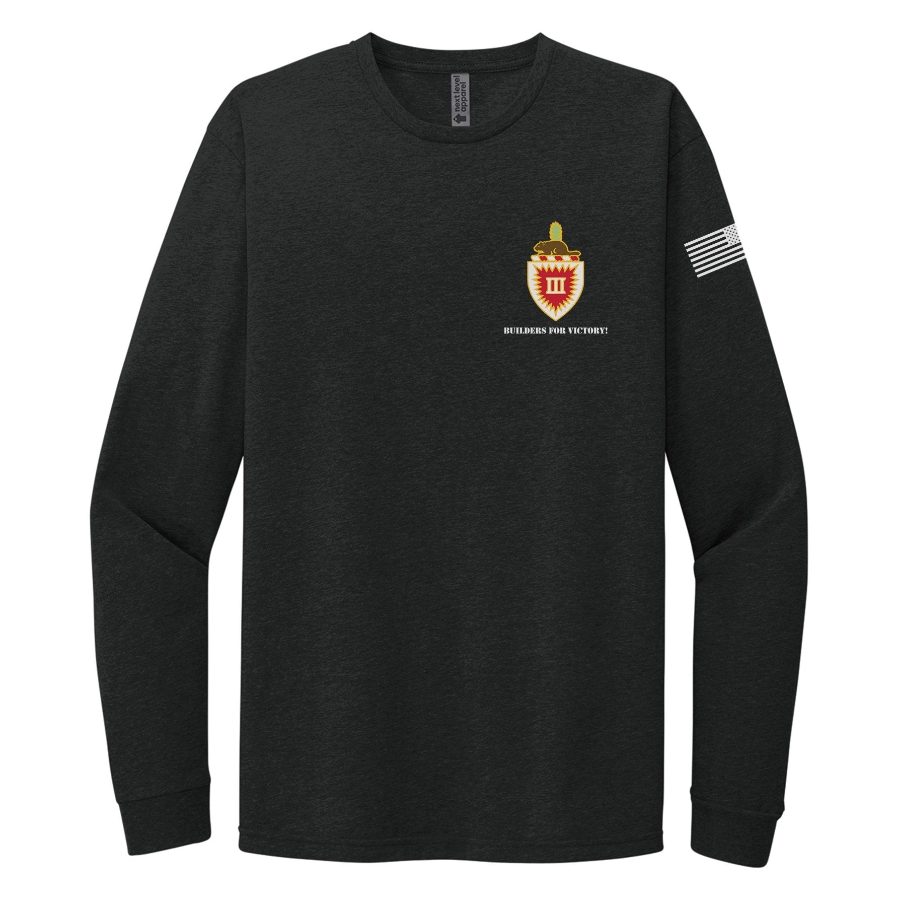 Lancers 584th CEC 3BEB 1CAV Long Sleeve - Small - Private Shirt