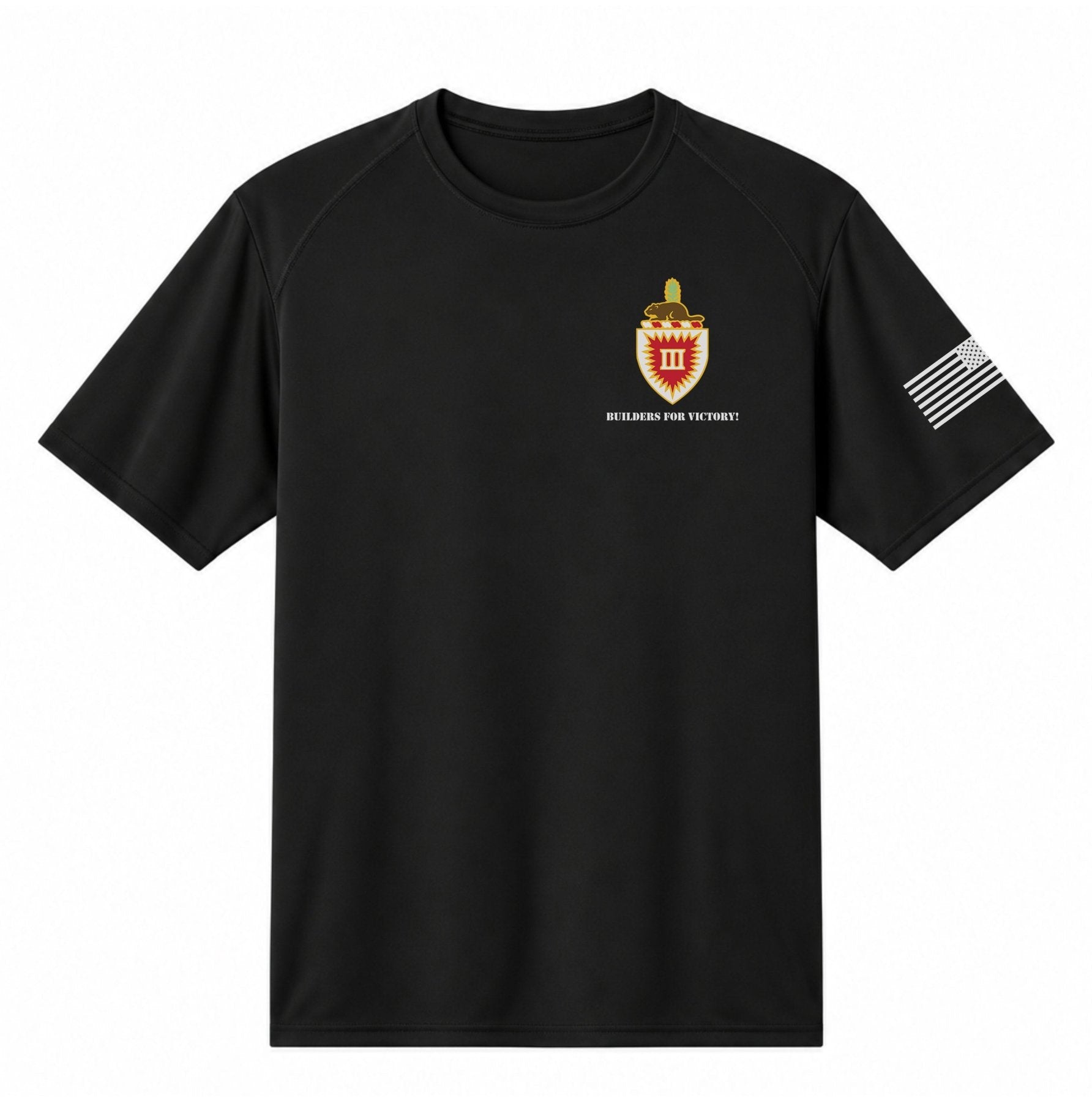 Lancers 584th CEC 3BEB 1CAV Performance Tee - Small - Private Shirt