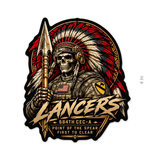 Lancers 584th CEC 3BEB 1CAV Sticker - 4" - Private Sticker