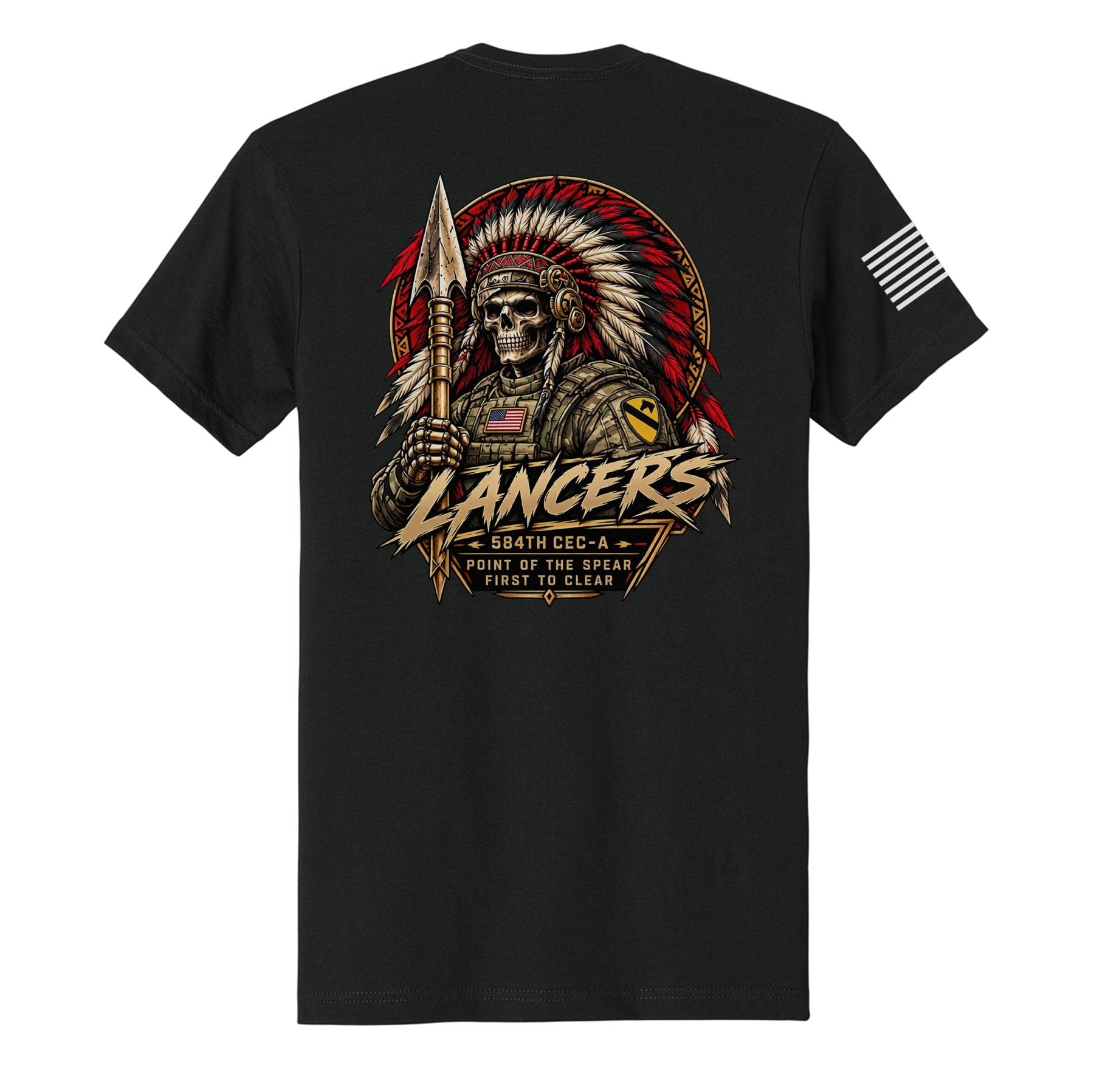 Lancers 584th CEC 3BEB 1CAV Tee - Small - Private Shirt
