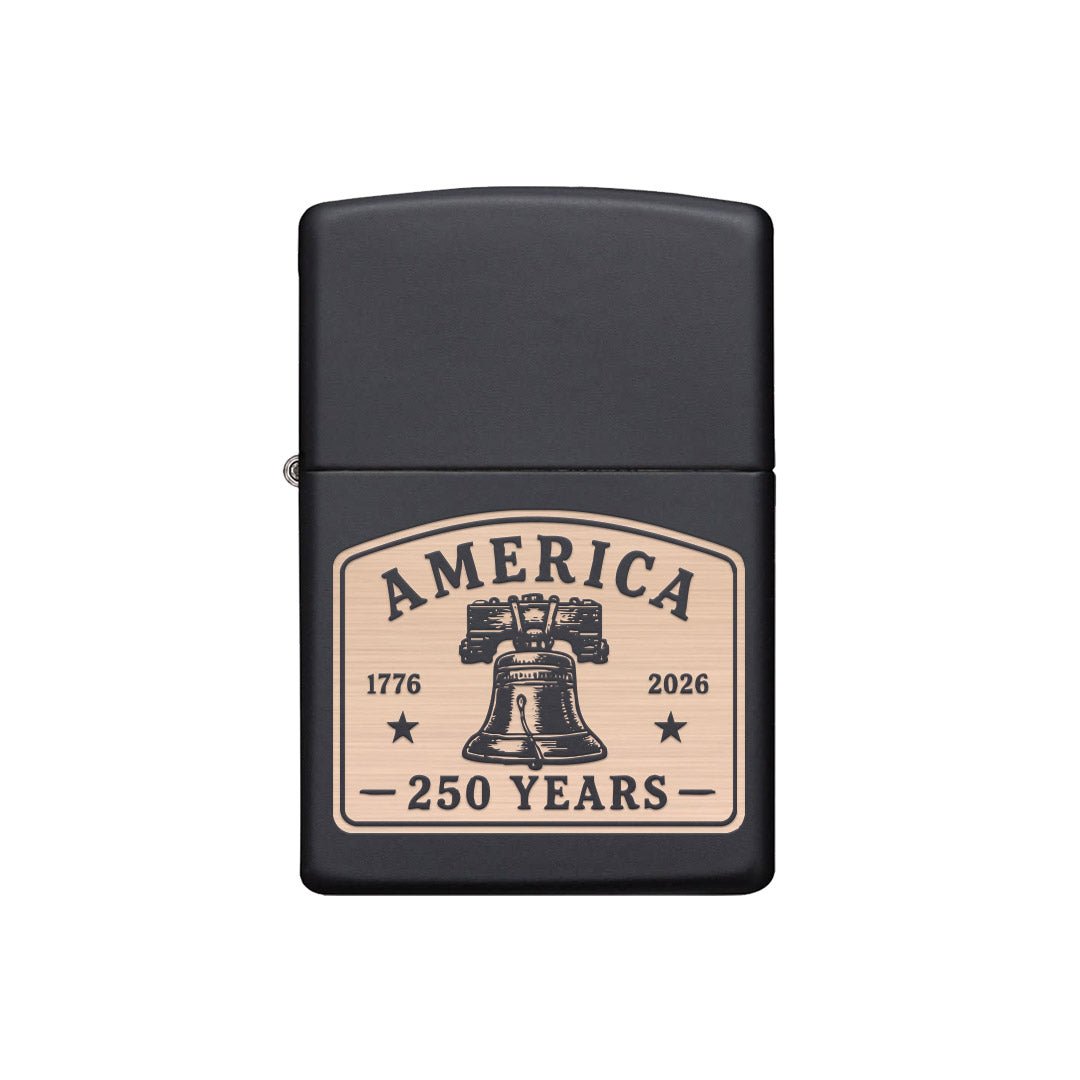 Liberty Bell Lighter - Matte Black - No Discount