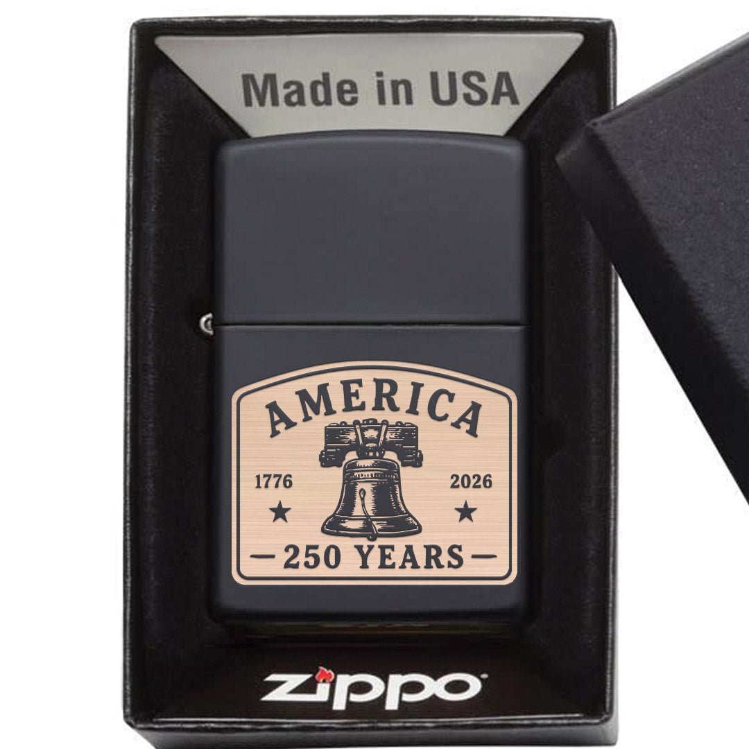 Liberty Bell Lighter - Matte Black - No Discount