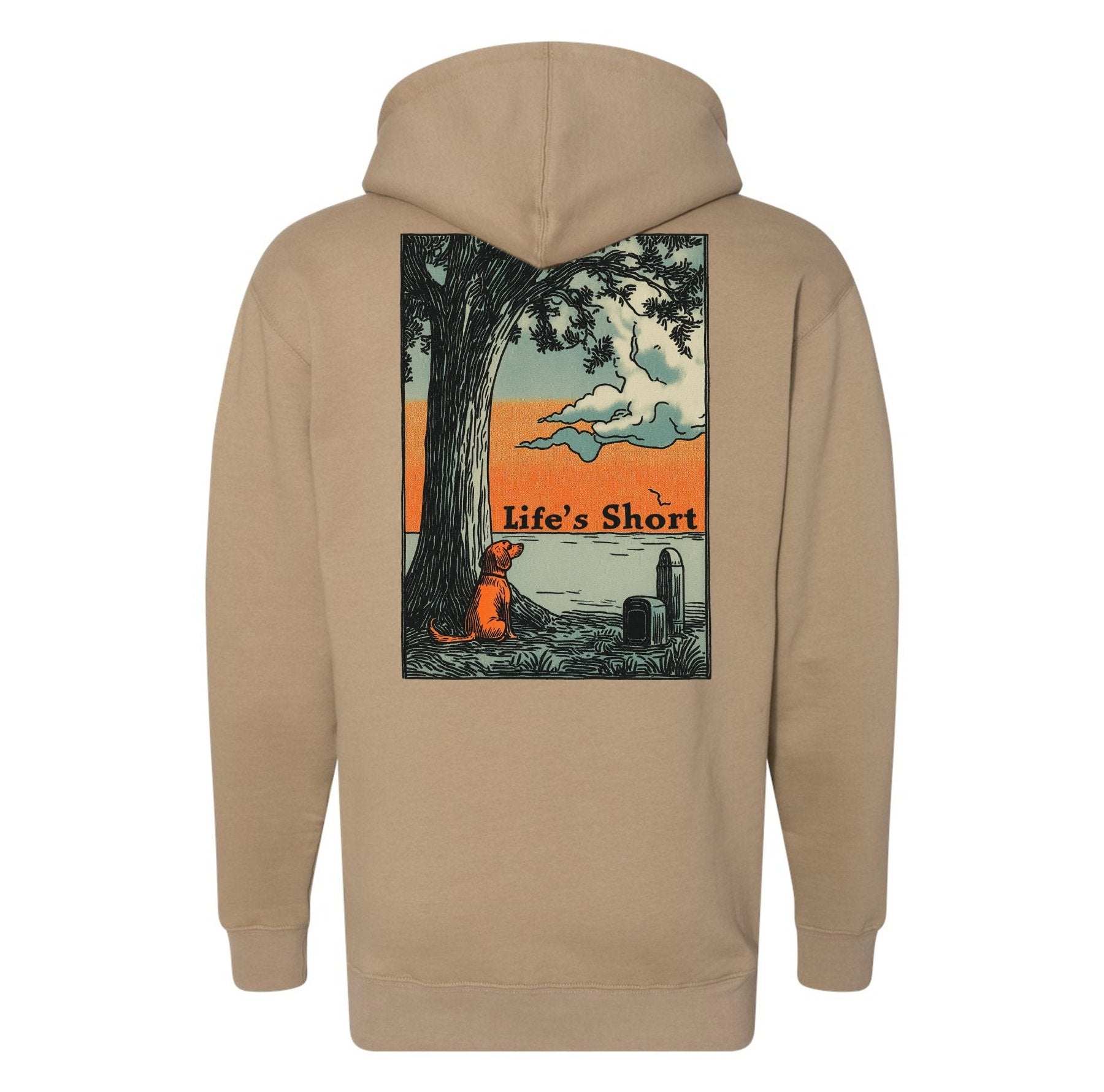 Life's Short Sunset Hoodie - Small - Hoodie