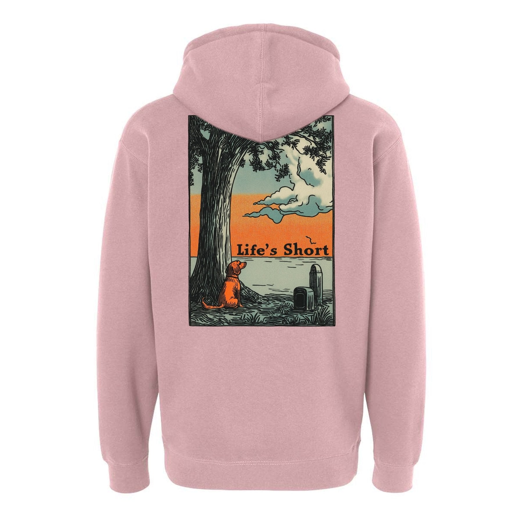 Life's Short Sunset Hoodie - Small - Hoodie