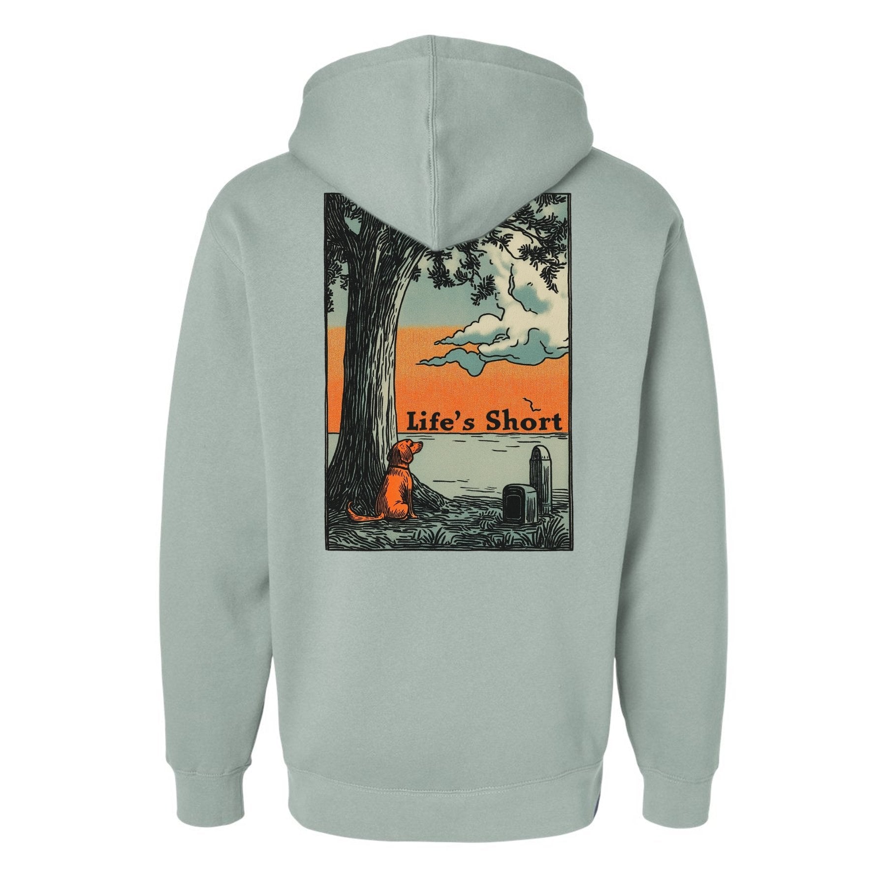 Life's Short Sunset Hoodie - Small - Hoodie