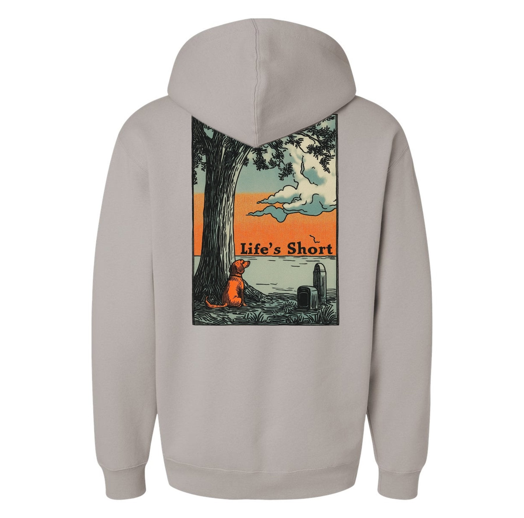 Life's Short Sunset Hoodie - Small - Hoodie