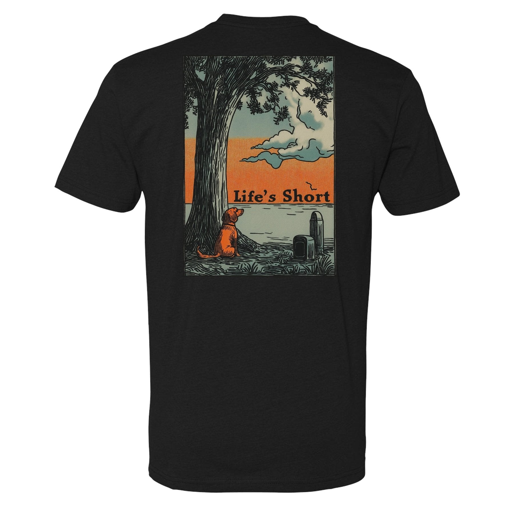 Life's Short Sunset Tee - Small - Shirt