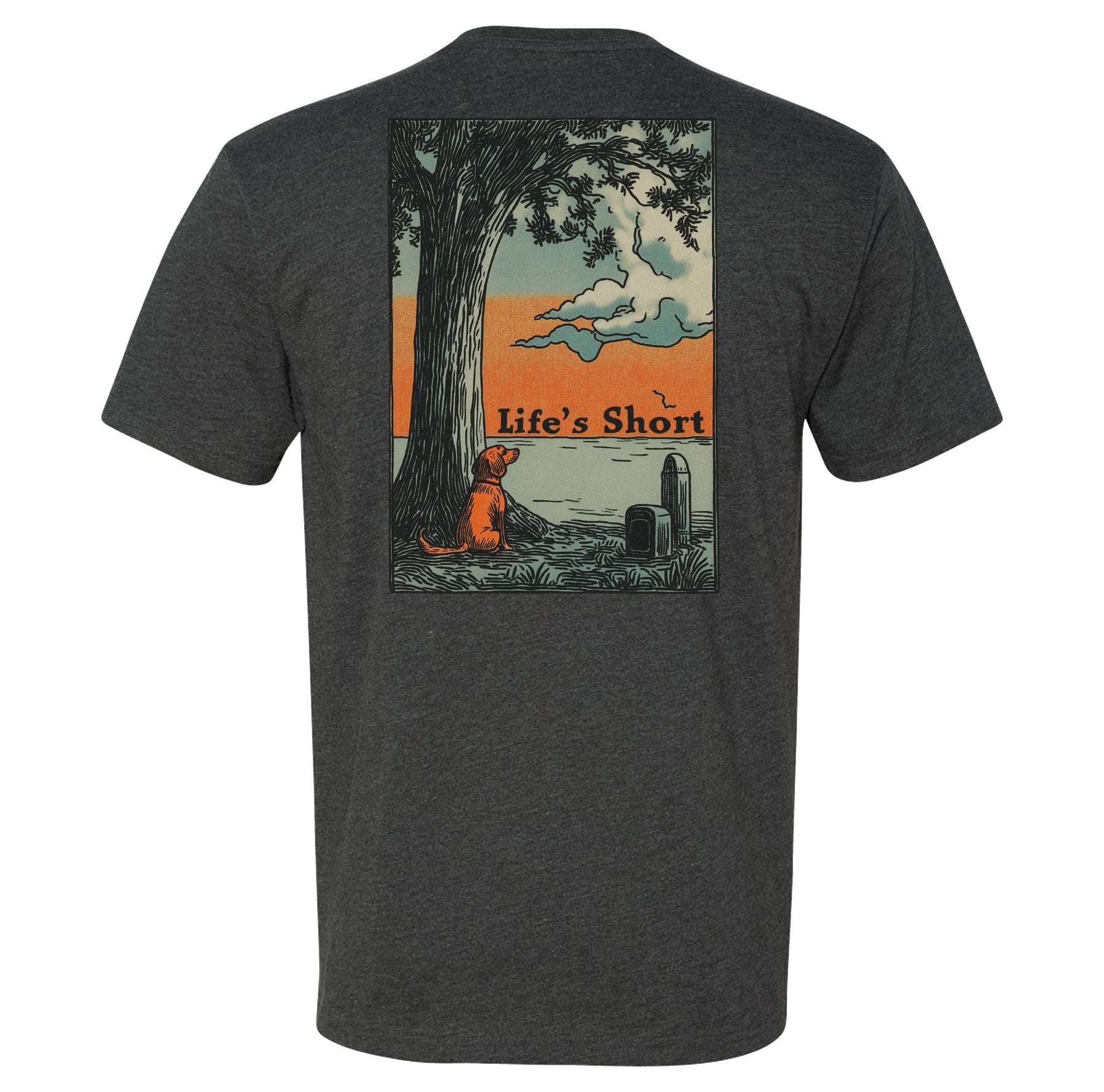 Life's Short Sunset Tee - Small - Shirt