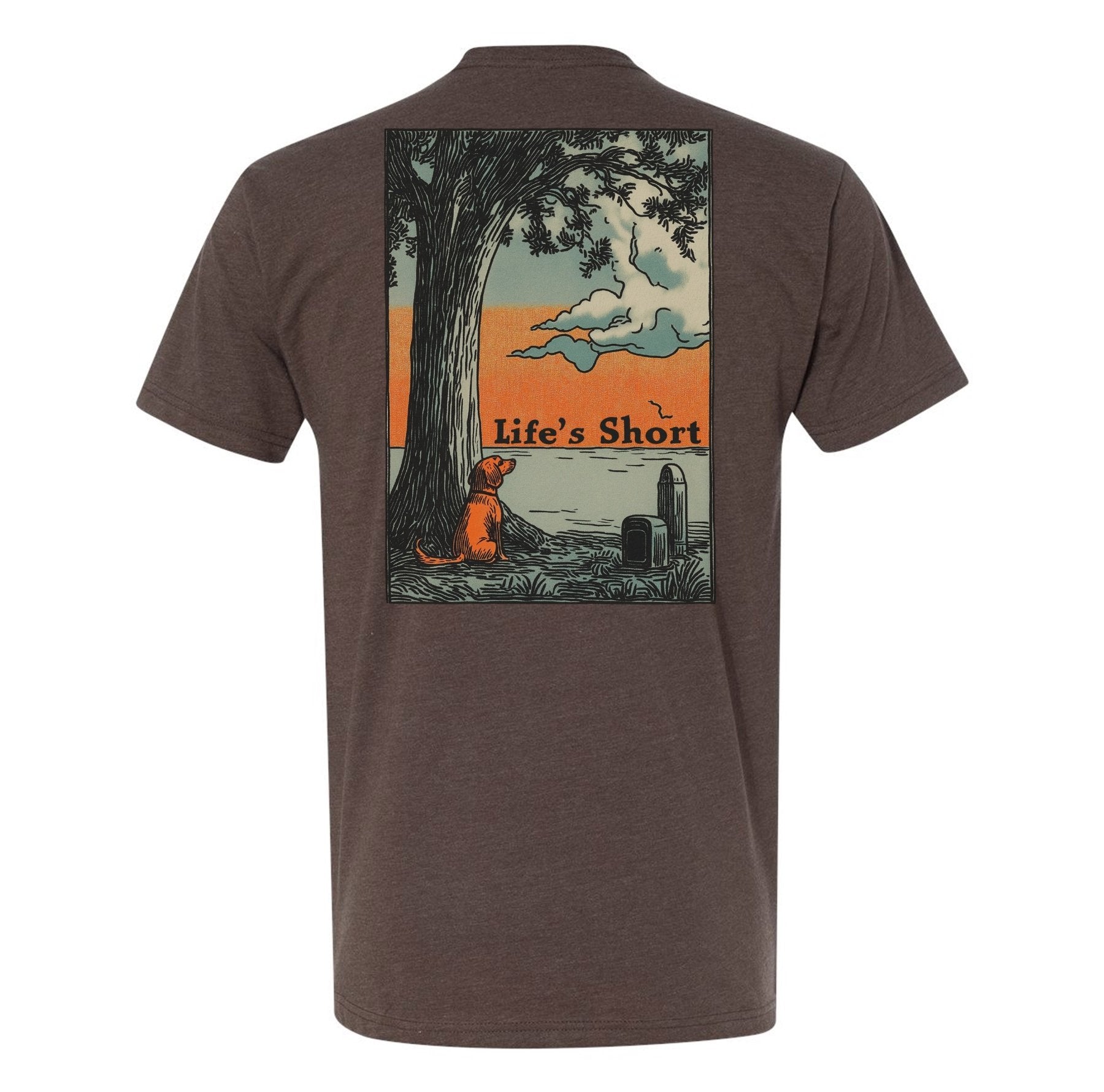 Life's Short Sunset Tee - Small - Shirt