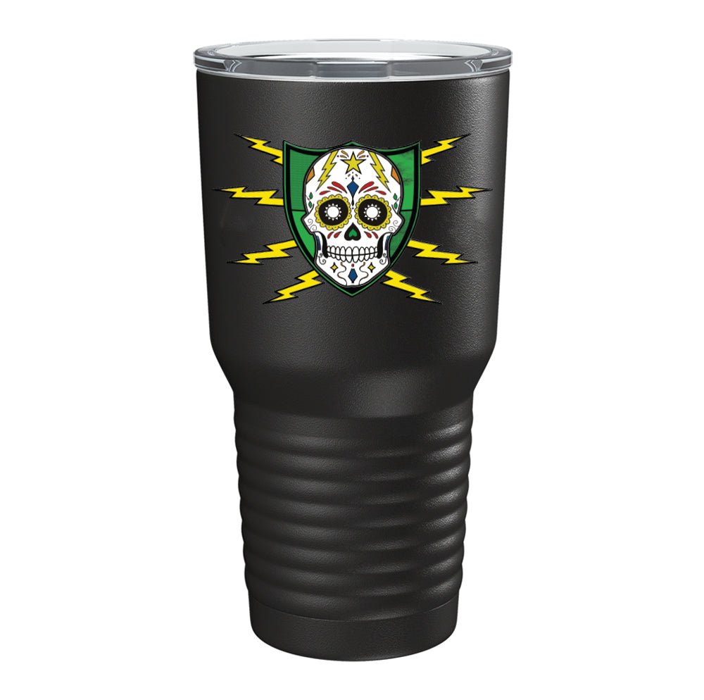 Lightning Bolts Skull Tumbler - 30oz - Tumbler