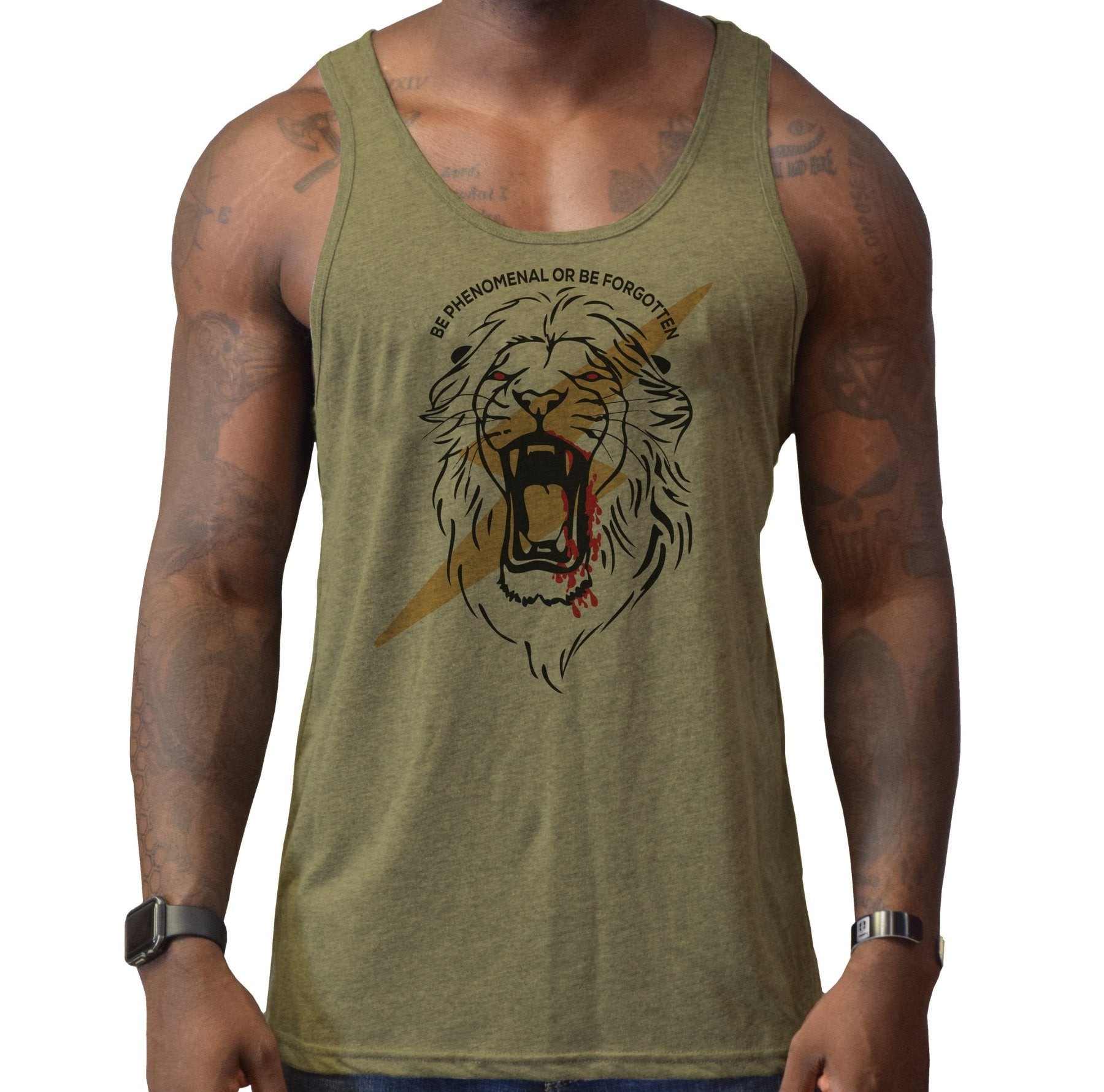 Lion Lightning Men's Tank - Small - Tank