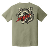 Live Free Raccoon Heavyweight Tee - Small - Shirt