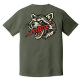 Live Free Raccoon Heavyweight Tee - Small - Shirt