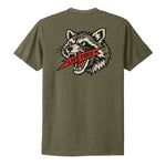 Live Free Raccoon Tee - Small - Shirt