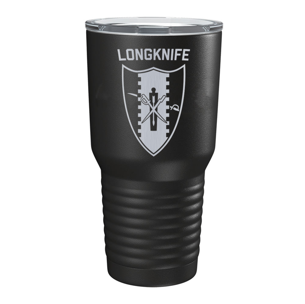 Longknife 5 - 4 Cav Laser Tumbler - 30oz - Private Tumbler