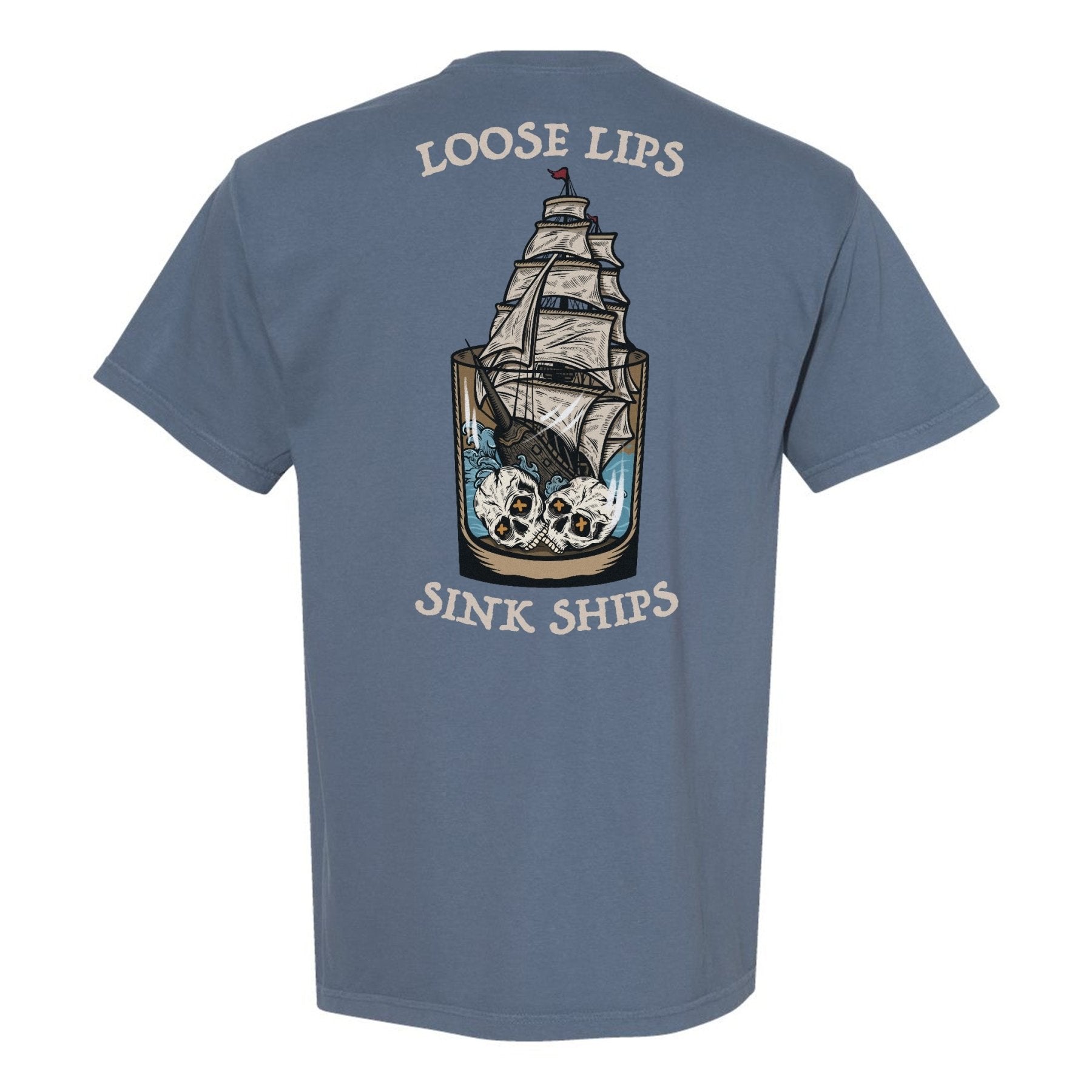 Loose Lips Sink Ships Heavyweight Shirt - Small - Shirt