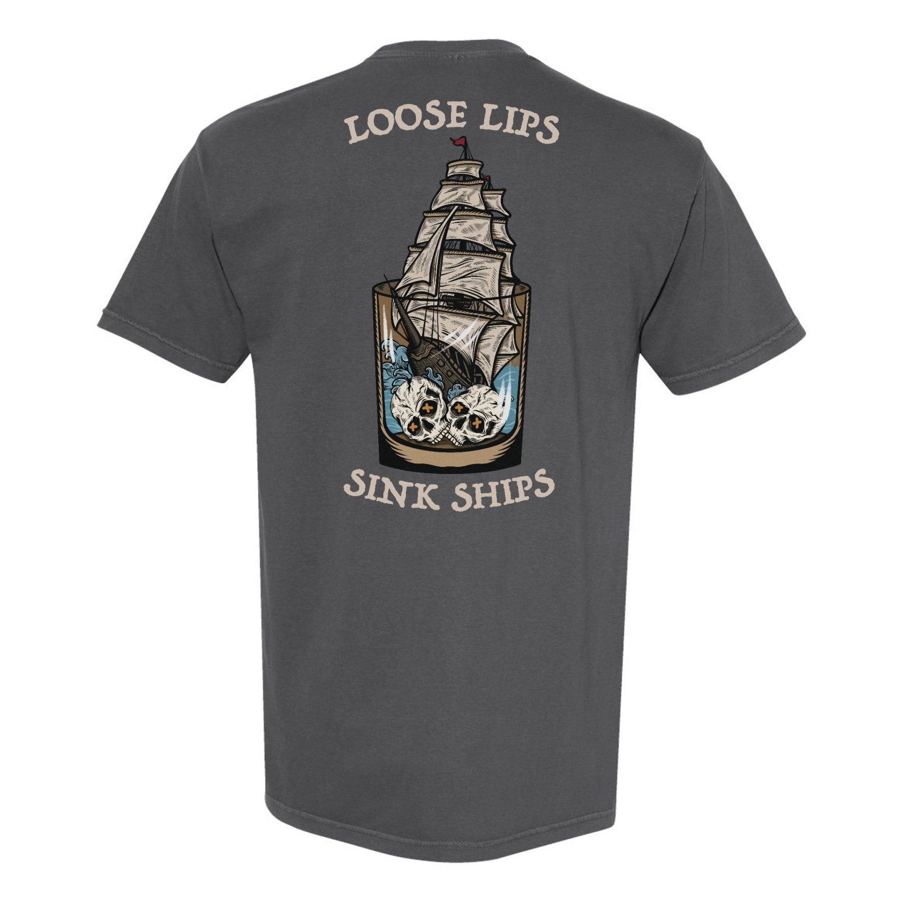 Loose Lips Sink Ships Heavyweight Shirt - Small - Shirt
