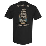 Loose Lips Sink Ships Heavyweight Shirt - Small - Shirt